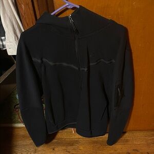 Black Nike Tech zip-up hoodie